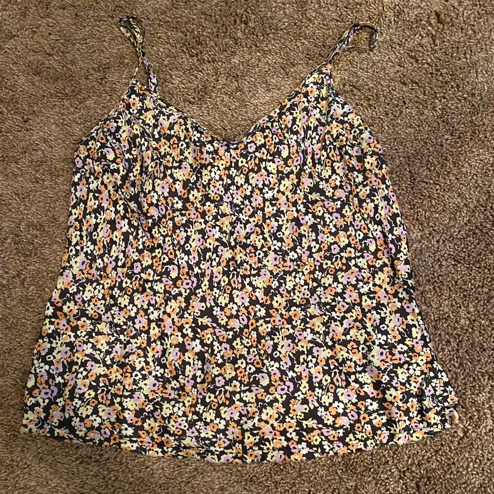 “Nation” Silky floral cami